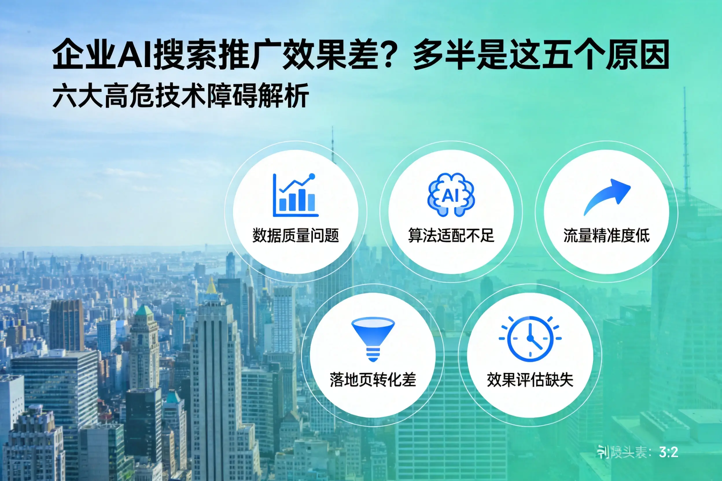 江口企业AI搜索推广效果差？多半是这五个原因